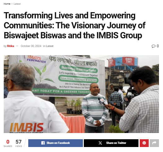 The Visionary Journey of Biswajeet Biswas and the IMBIS Group